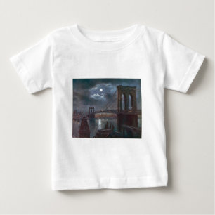 Brooklyn överbryggar vid månsken t-shirt