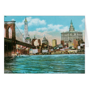 Brooklyn överbryggar, Woolworth och kommunalt… Hälsningskort