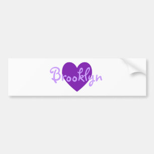 Brooklyn på Lila Bildekal