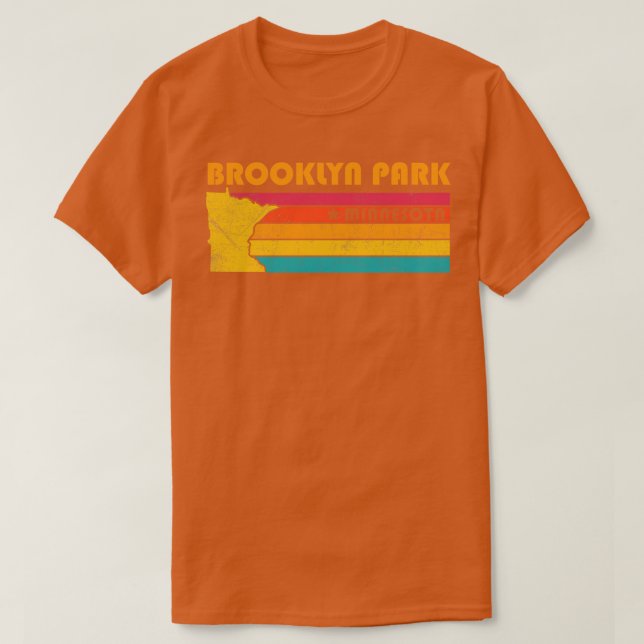 Brooklyn Park Minnesota Vintage Distress Souveni T Shirt (Design framsida)