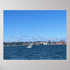 Brooklyn Pier Frakt - NYC Bay Ridge Poster