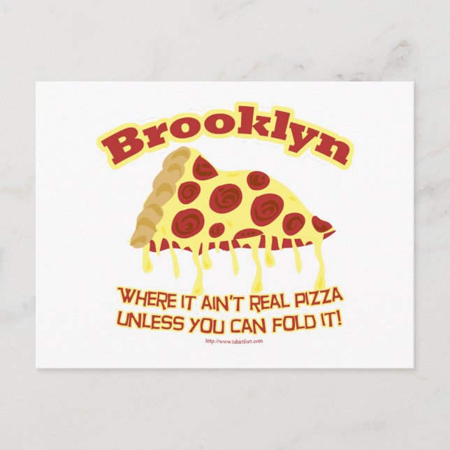 Brooklyn Pizza Vykort (Framsida)
