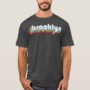 Brooklyn Retro Typography Design T Shirt