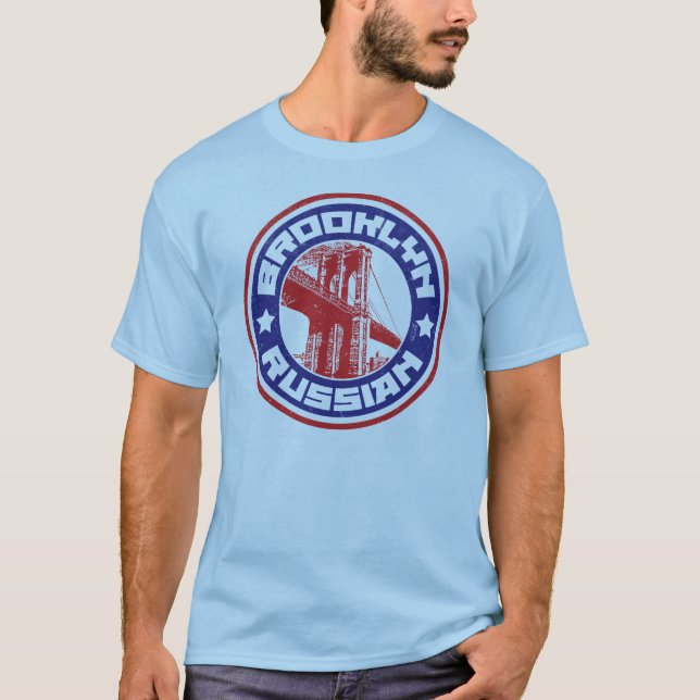 Brooklyn Russian American T-shirt (Framsida)
