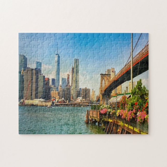 Brooklyn Skyline. Pussel (Horisontell)