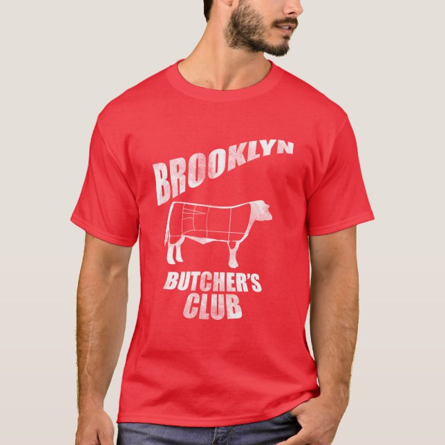 Brooklyn slaktare skjorta för klubb T Tee Shirt (Framsida)