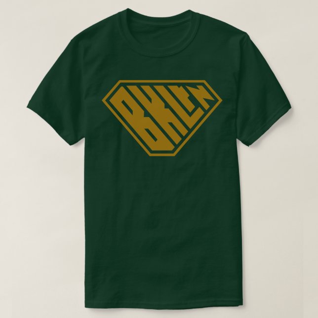 Brooklyn SuperEmdriven Guld T Shirt (Design framsida)