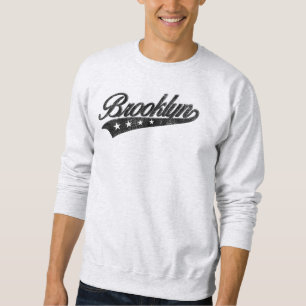 Brooklyn Swoosh Design Lång Ärmad Tröja
