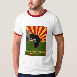 Brooklyn till afrikaRingerT-tröja Tee Shirt