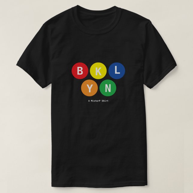 Brooklyn (Tunnelbanan Edition) - A MisterP Shirt Tröja (Design framsida)
