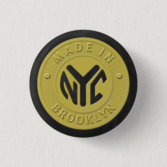 Brooklyn Tunnelbanan Token Knapp (Framsida)
