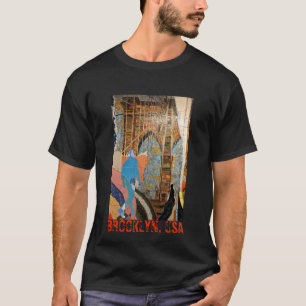Brooklyn, USA (svart) T Shirt