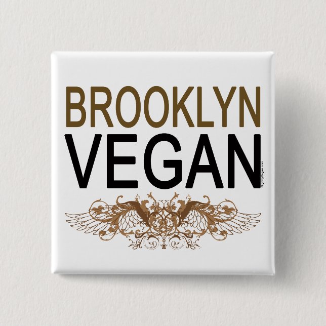 Brooklyn Vegan Knapp (Framsida)