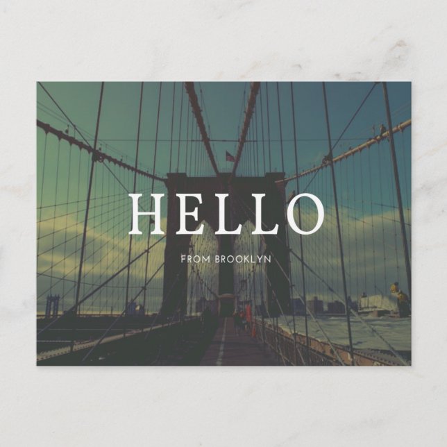 Brooklyn Vintage Vykort (Framsida)