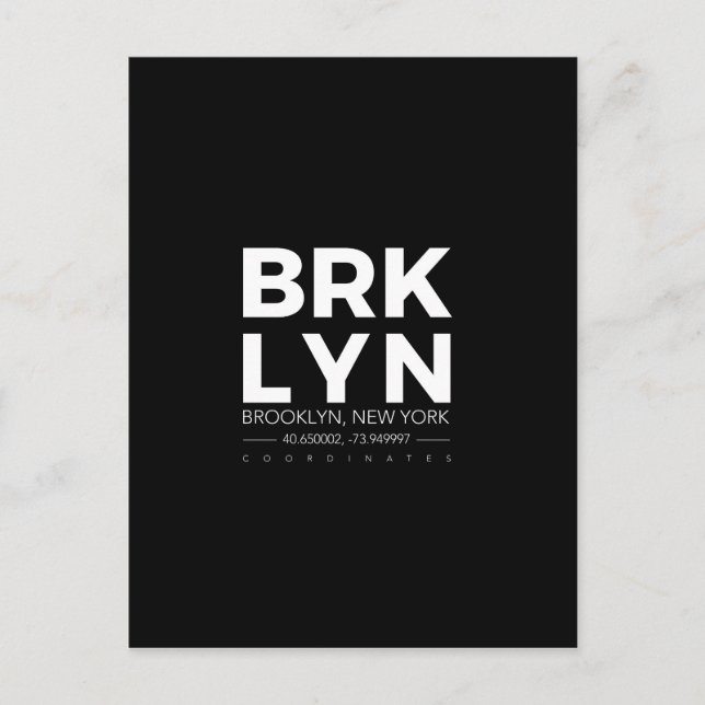 brooklyn vykort (Framsida)