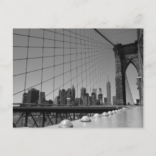 Brooklynbron Meddelande Vykort