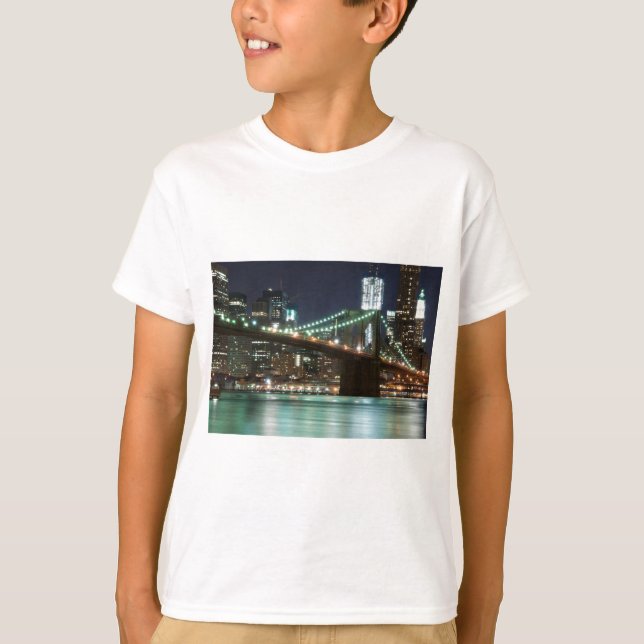 Brooklynen överbryggar - färg t-shirt (Framsida)