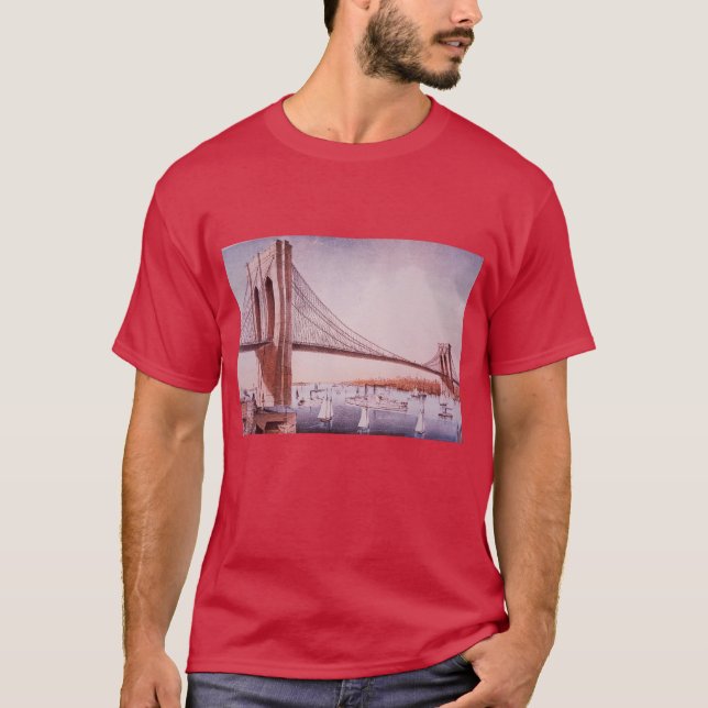 Brooklynen överbryggar tee shirt (Framsida)