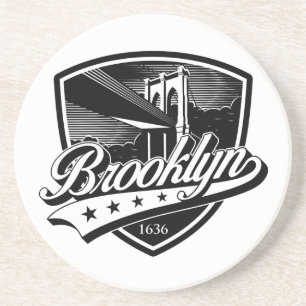 Brooklynsköld med Swoosh-design Underlägg