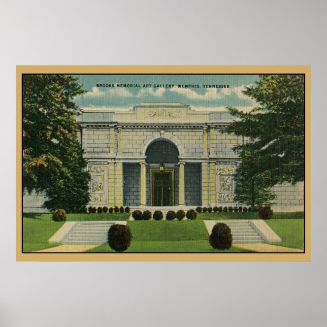 Brooks Memorial Art Gallery Memphis TN Poster (Framsidan)