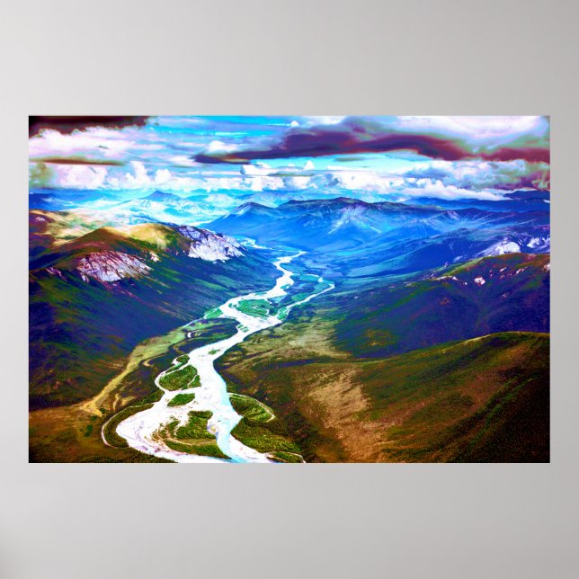 Brooks Mountain Range, Arktiska Alaska Poster (Framsidan)