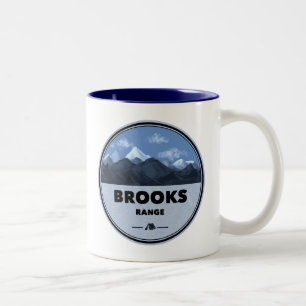 Brooks Range Alaska Camping Två-Tonad Mugg