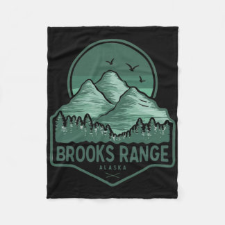 Brooks Range-bergen Alaska Vandring Utomhus Vint Fleecefilt