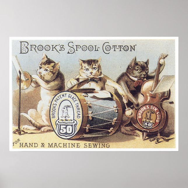 Brooks Spool Cotton Poster (Framsidan)