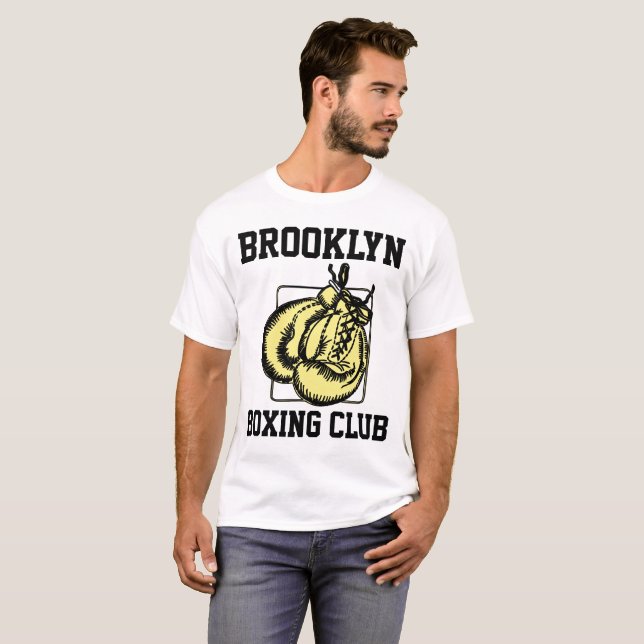 BROOKYLN NYC BOXING KLUBB T-shirts (Hel framsida)
