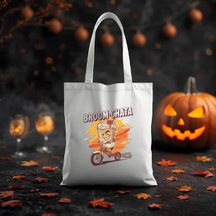 Broom-chata Funny Halloween Cocktail Pun Tygkasse