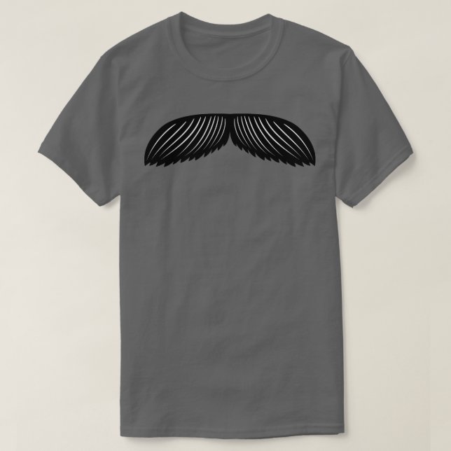 Broom Mustache T Shirt (Design framsida)
