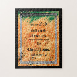 Broom Sage Abstract Philippians 4vs19 Pussel