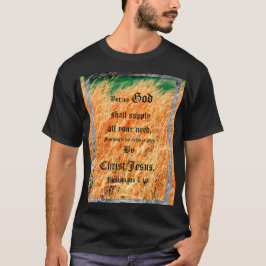 Broom Sage Abstrakt Philippians 4vs19 T Shirt