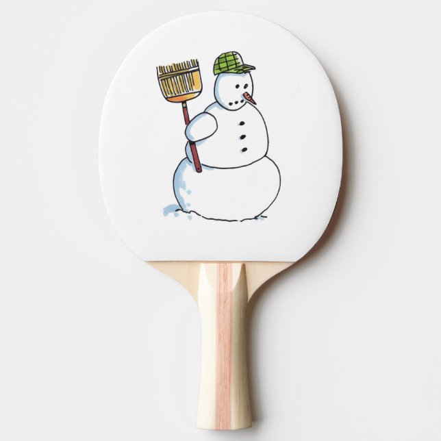 Broom Snögubbe ping pong paddle Pingisracket (Framsidan)