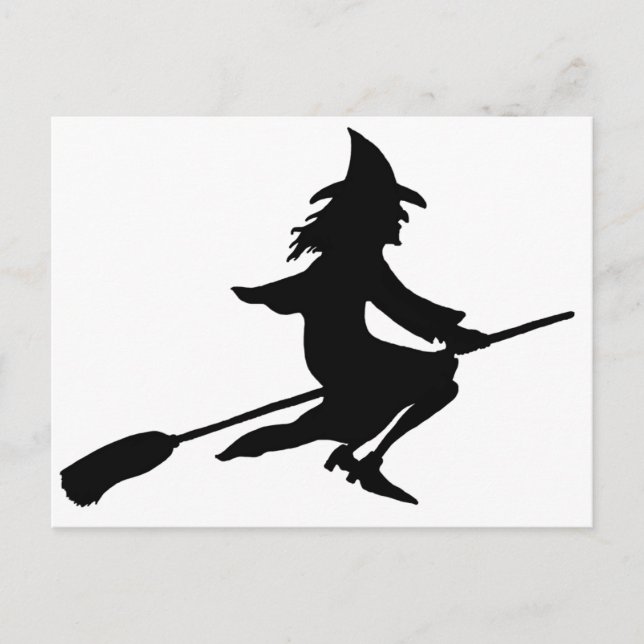 Broom Witch Vykort (Framsida)