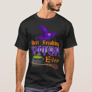 BROOMHILDA WITCH HALLOWEEN BEST FREAKTION WITCH KV T SHIRT