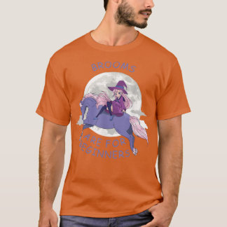 Brooms Are For Beginners Anime Witch 341  T Shirt