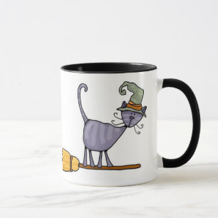 broomstickkattungemugg mugg