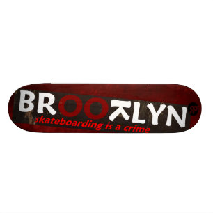 BROOTLYN-Skateboarding ÄR ett brott Mini Skateboard Bräda 18,7 Cm