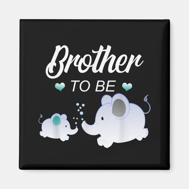 Bror att vara elefant i babyskorna magnet (Framsidan)