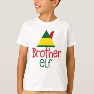 Bror Elf Barn Jul Semester Familj Kul T Shirt