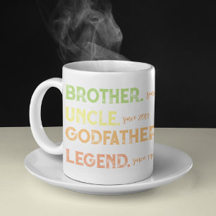 Bror Farbror Gudfar Legenda Sedan År Kaffemugg