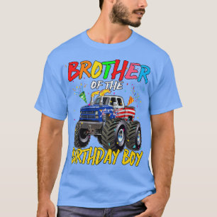 Bror födelsedag Monster Lastbil födelsedag Pa T Shirt