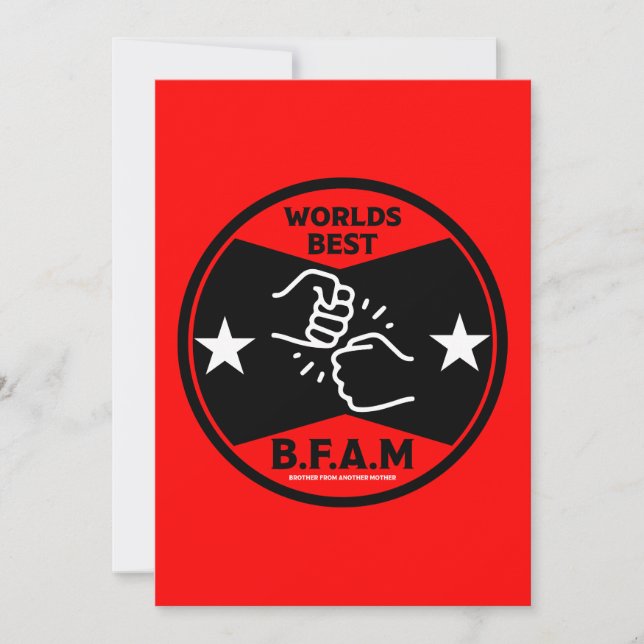 Bror från ett annat Mor Julkort (Framsida)