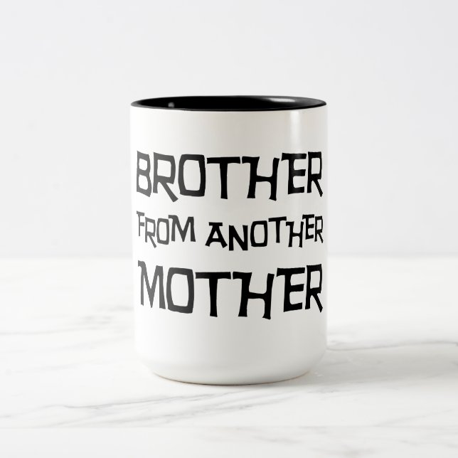 Bror från ett annat Mor Två-Tonad Mugg (Center)