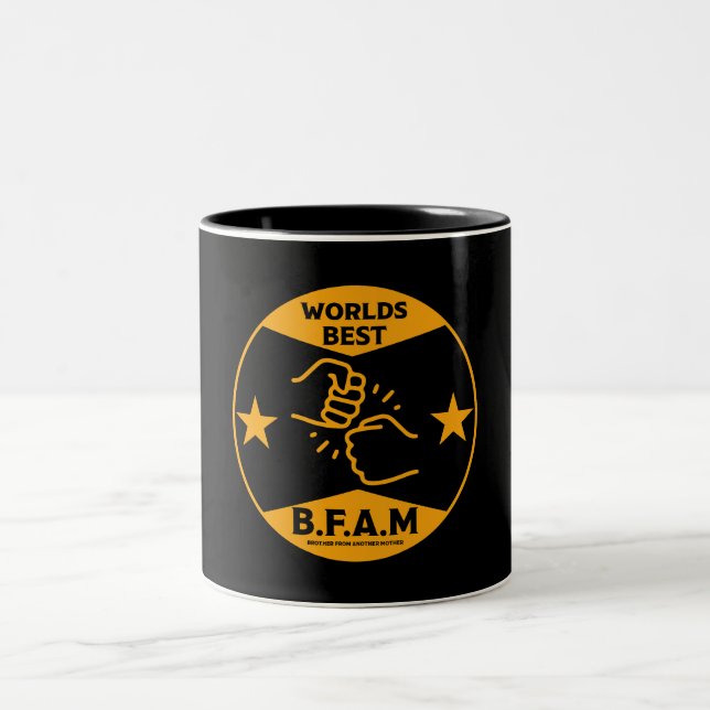 Bror från ett annat Mor Två-Tonad Mugg (Center)