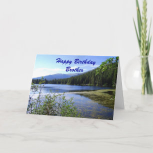 Bror, Grattis på födelsedagen, Bear Sjö, Colorado Kort