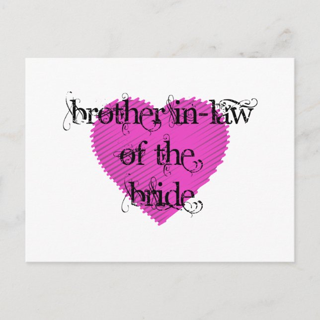 Bror i Bride Vykort (Framsida)