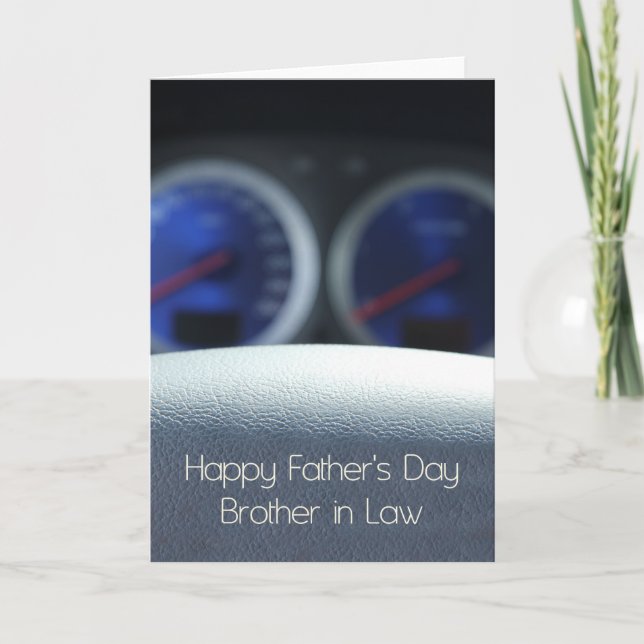Bror i Lag Lycklig Fars dag Kort (Framsida)