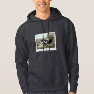 Bror kan jag få lite havre Rolig vintage gris meme Hoodie